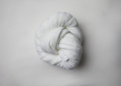 White newborn posing fabric for Cedar Rapids Newborns